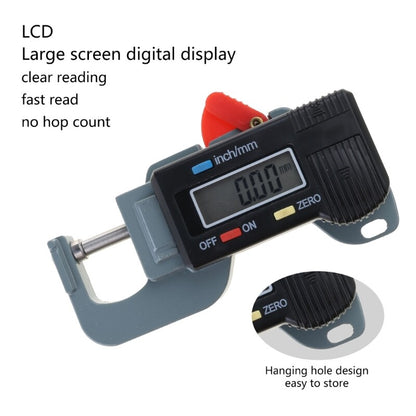 ya 14 Digital Dial Thickness Gauge Caliper Meter Electronic Micrometer LCD Display