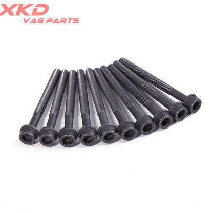 ya 5 8.7 10* 2.0T 1.8T Cylinder Head Bolt for VW CC for Golf for JETTA for Passat for Tiguan for Audi A4