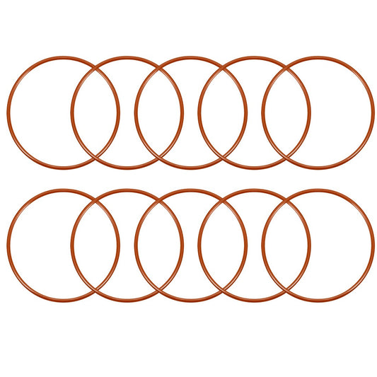 ya 1 7.2 Silicone O-Ring 60mmx56mmx2mm VMQ Seal Rings Sealing Gasket Red 10Pc