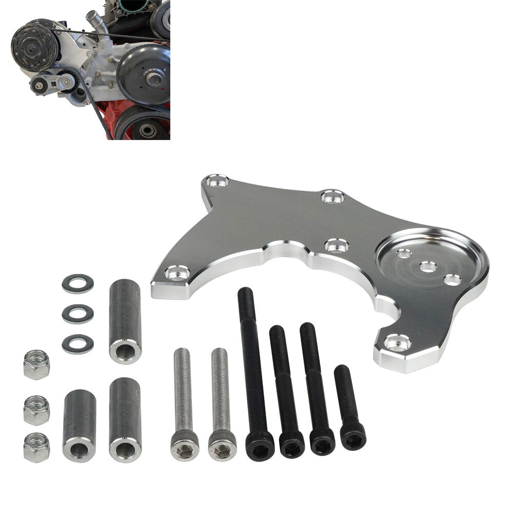 ya 10 5.29.2 LS R4 AC Compressor Bracket for Chevy for GMC 1999-2013 LS LQ LS2 LS3 LS6 4.8 5.3