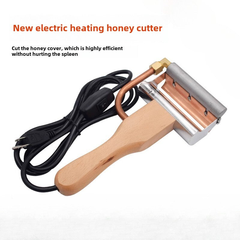 ya 14 Electric Honey Cutting Knife Tool Electric Honey Cutting Fork with Wooden Handle