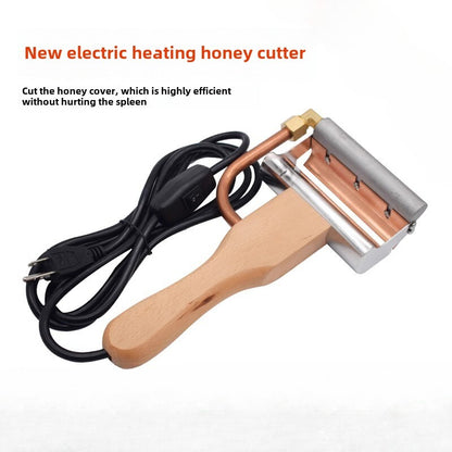 ya 14 Electric Honey Cutting Knife Tool Electric Honey Cutting Fork with Wooden Handle