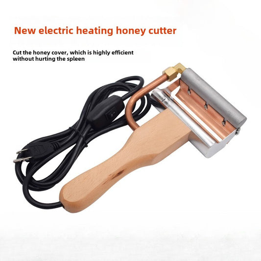ya 14 Electric Honey Cutting Knife Tool Electric Honey Cutting Fork with Wooden Handle