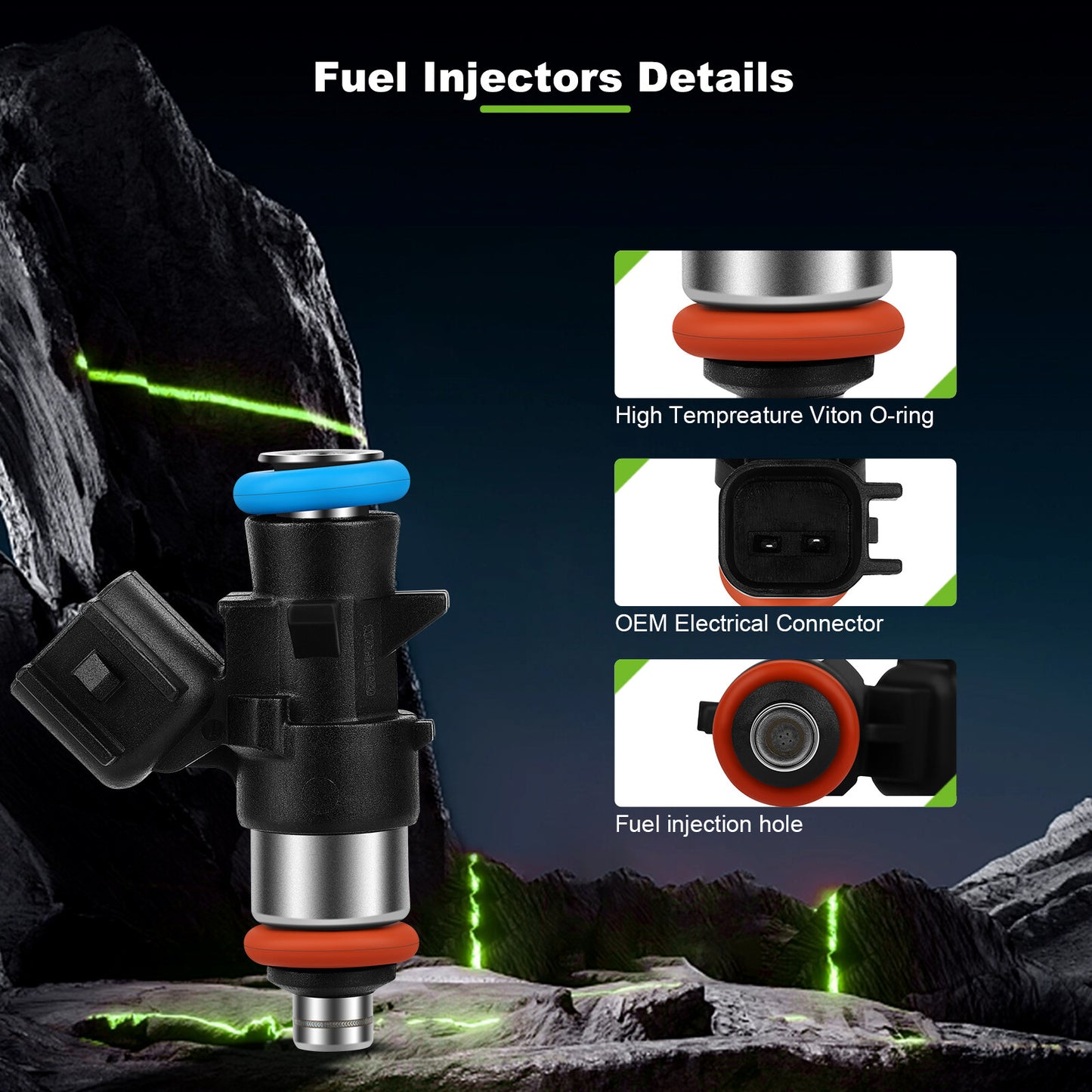 ya 1 8.5.1 Fuel Injectors for Jeep Grand Cherokee 2011-2015 2018 2019 3.6L for Ram 1500 2013-19