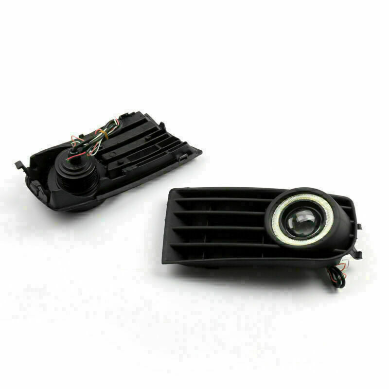 ya 1 8.5.2 Front Grilles Angel Eyes Fog Lights Lamps for VW for Golf 5 MK5 Rabbit 2003-2009