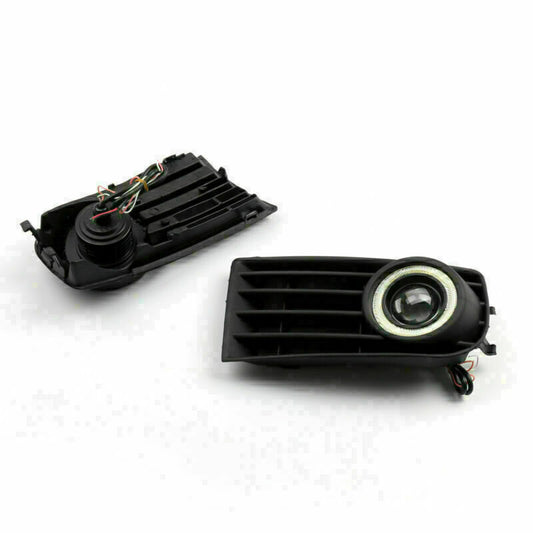 ya 1 8.5.2 Front Grilles Angel Eyes Fog Lights Lamps for VW for Golf 5 MK5 Rabbit 2003-2009