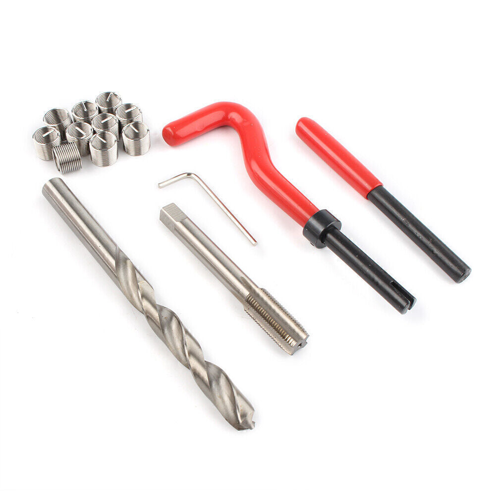 ya 5 8.7 Metric Thread Re2pcs Insert Kit 15x M10x1.0 Helicoil Car Pro Coil Tool Box