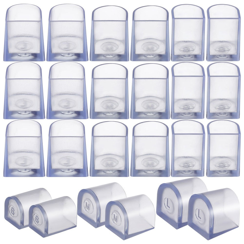 ya 5 8.7 12 Pairs Heel Caps Protector Wo for MAN Replacement Shoe Tip Protective Cover Tips