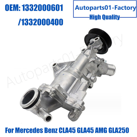ya 9 6.4 1332000601 Water Coolant Pump for Mercedes-benz GLA45 AMG GLA250 CLA45