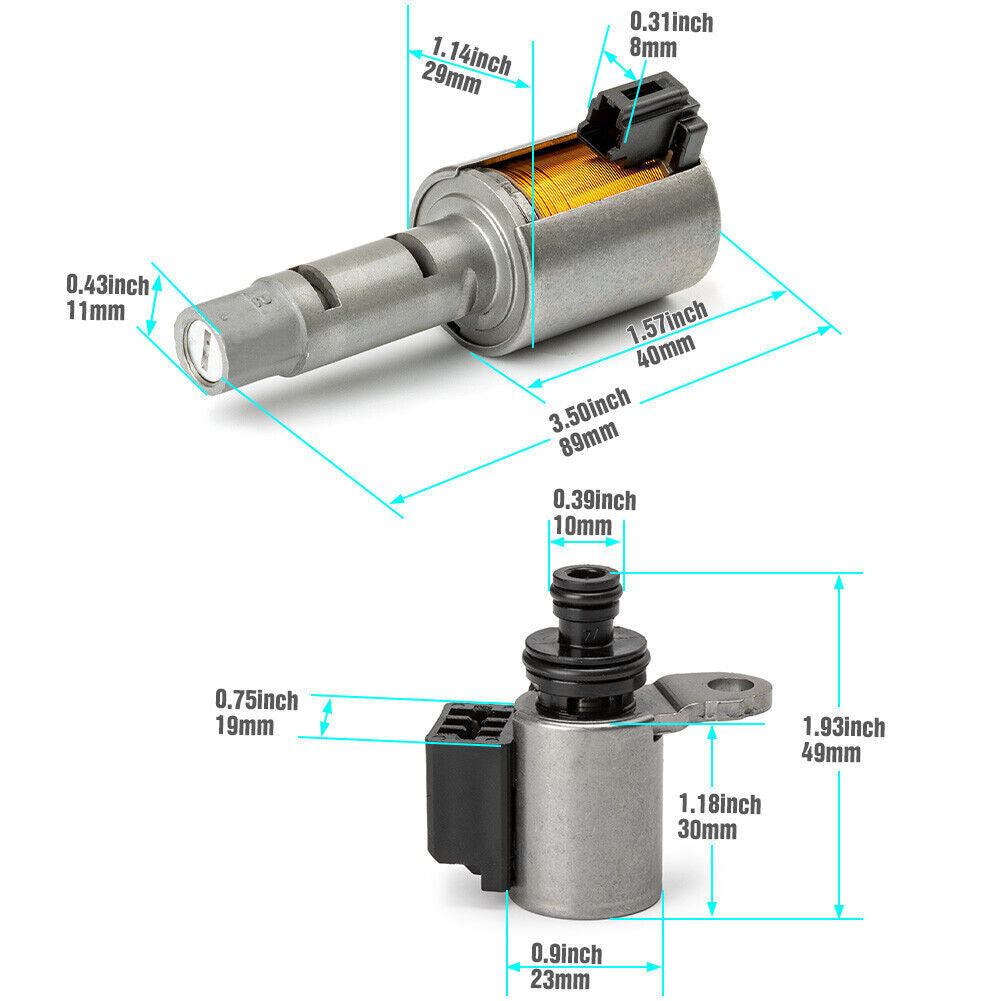 ya 5 8.7 5PCS JF015E RE0F11A Transmission Solenoid for Nissan Sentra Versa 1.6 1.8L 12-15