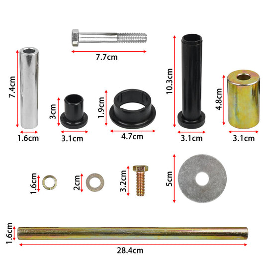 ya 2 7.16 A-Arm Bushing Shafts Kit Rear Left Right for Polaris Sportsman 400 450 600 700