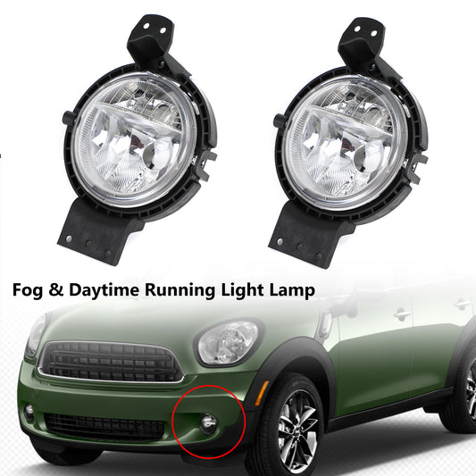ya 1 8.5.2 Fog Light For 2011-2014 for Mini Cooper Countryman R60 Set of 2 Front Left and Right