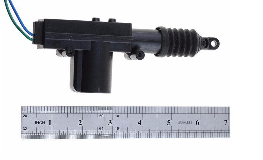 ya 5 8.7 Black DC12V Car Heavy Duty Power Door Lock Actuator Motor 2 Wire Alarms Security