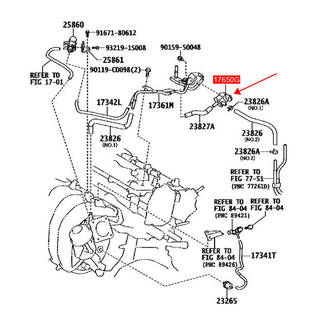 ya 4 6.17.2 90910-12283 for Toyota for COROLLA 2014-18 Vapor Canister Purge Solenoid Valve 2 Pin