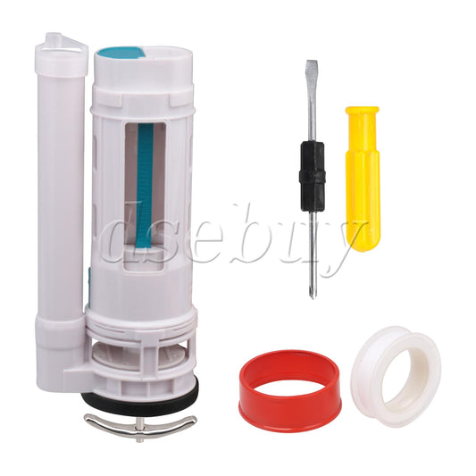 ya 14 9.84Inch Height White Water Tank Connected Dual Flush Fill Toilet Drain Valve