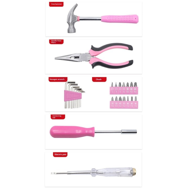 ya 26 Everyday Use 29Pcs Plier Hex Key Hand Tool Set Alloy Steel Construction