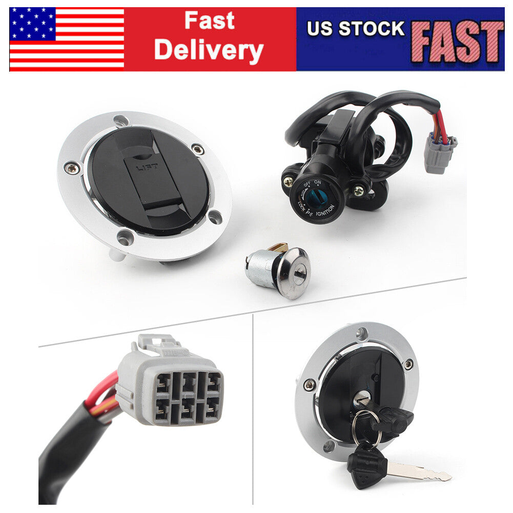 ya 4 6.22 Ignition Switch Fuel Gas Tank Cap Lock Key Set for Suzuki GSXR600 750 1000