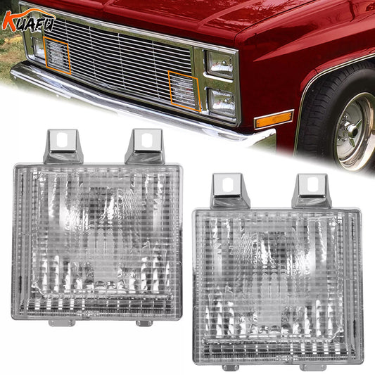 ya 4 6.17.2 For 83-91 for Chevy Blazer for GMC Park Turn Signal Side Corner Marker Lamp Light Set