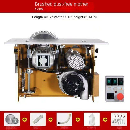 ya 26 Manual dust-ee compound Sliding table saw inverted dustproof de bevel cut