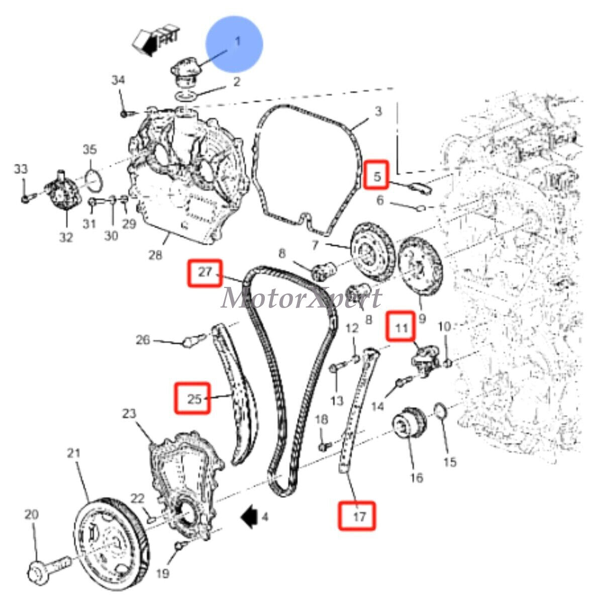 ya 3 6.25.2 OE INA Timing Chain Kit for for Cadillac 2019-2024 2.0T XT4 XT5 XT6 for Chevrolet for Buick