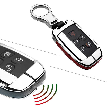 ya 5 8.7 Remote for Smart Key Fob Shell Cover Fit for Range for Rover Velar for Jaguar I-Pace E-Pace Red