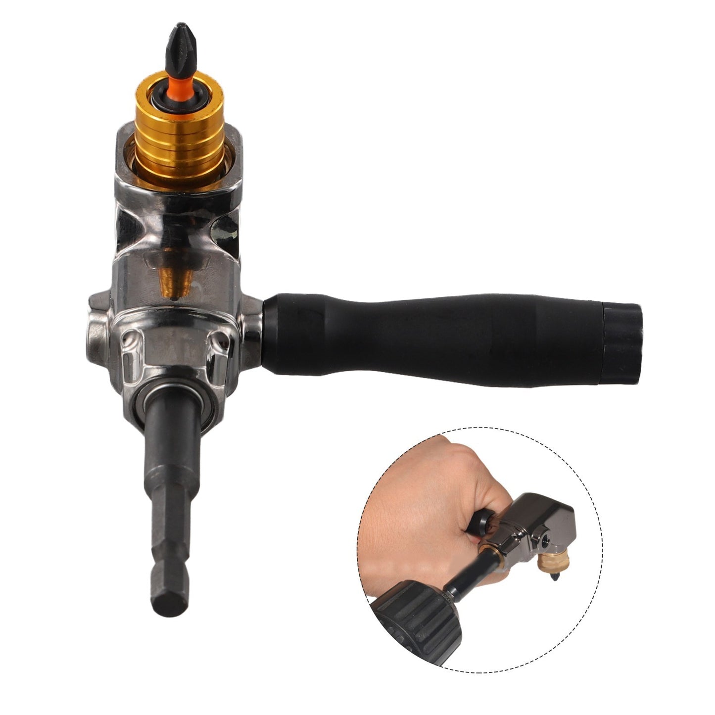 ya 25 Right Angle Screwdriver Electric Drill Adapter Left And Right Handle Switch