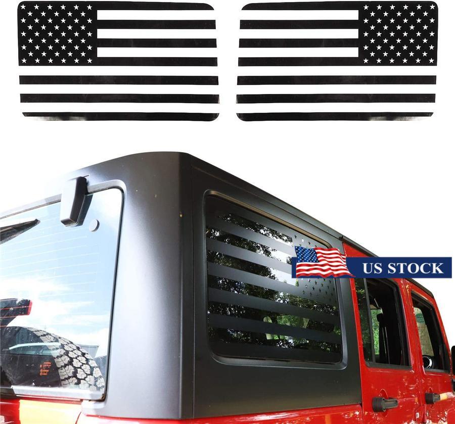 ya 5 8.7 American Flag Window Decal Sticker Fit for Jeep for Wrangler JK JKU 2007-20
