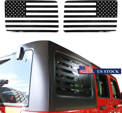 ya 5 8.7 American Flag Window Decal Sticker Fit for Jeep for Wrangler JK JKU 2007-20