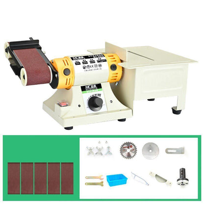 ya 17 220V Belt Machine Desktop Abrasive Belt Grinding Machine DIY Electric 850W