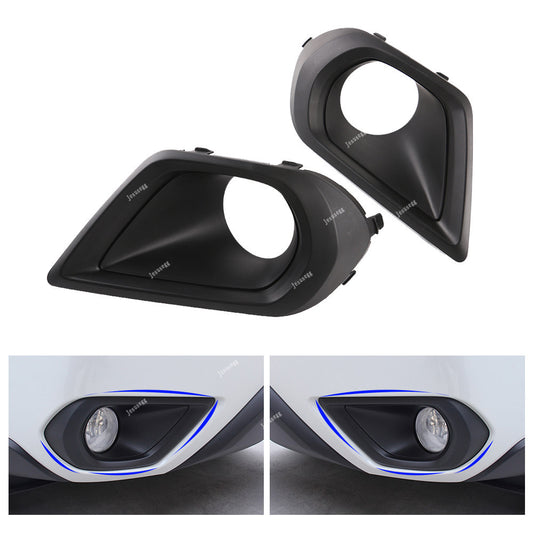 ya 13 5.27.2 Pair Front Bumper Insert Fog Light Bezel Cover for 2014-2016 for Subaru for Forester