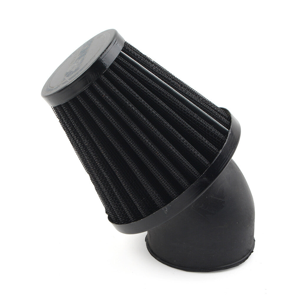 ya 5 8.7 48mm Air Intake Filter Cleaner Rubber Bend Inlet Stainless Steel Mesh