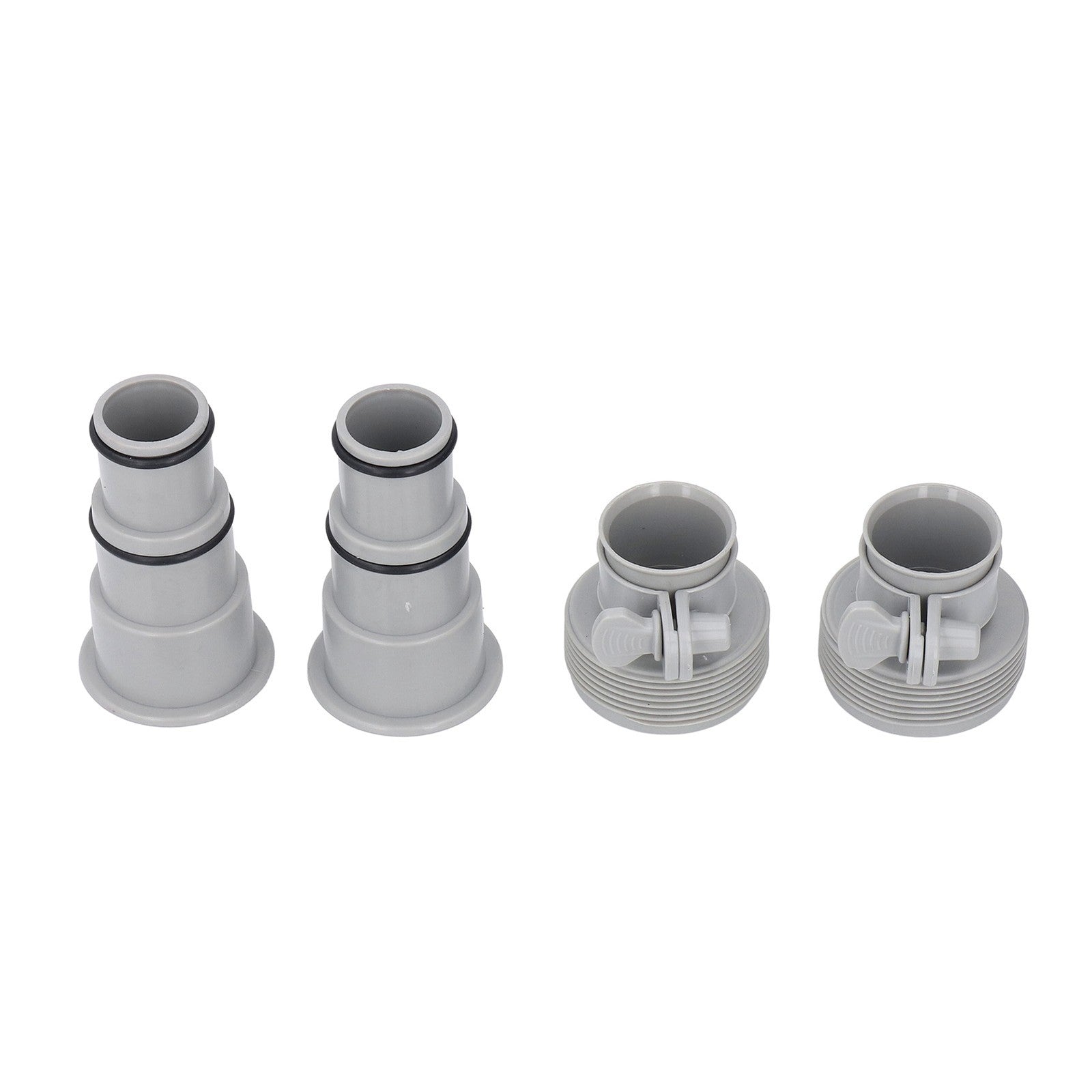 ya 14 4PCS Set Pool Hose Adapter Set PVC Threaded Clamp Type Pool Pump Hose