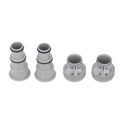 ya 14 4PCS Set Pool Hose Adapter Set PVC Threaded Clamp Type Pool Pump Hose