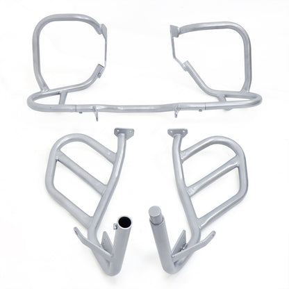 ya 5 8.7 Suitable for BMW R1200GS 2008 - 2012 Silver Road Engine Guard Upper and Lower Crash Bars