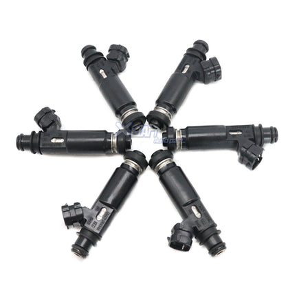 ya 1 8.12 baidi 195500-4370 6 x Fuel Injectors Nozzle for Montero Pajero 3.8 V6 03-06