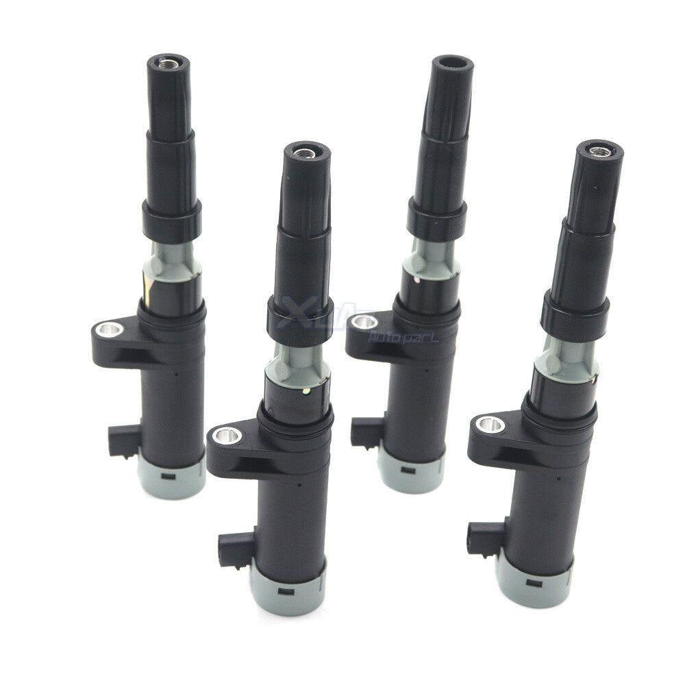 ya 5 8.7 UF-653 SET OF 4 IGNITION COILS for Renault SCENIC 1.4 1.6 2.0 8200405098 4PCS CN