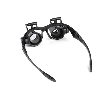 ya 26 Eyeglass Repair Magnifier Clock Repair Watch with LED Lights 10x15x 20x 25x