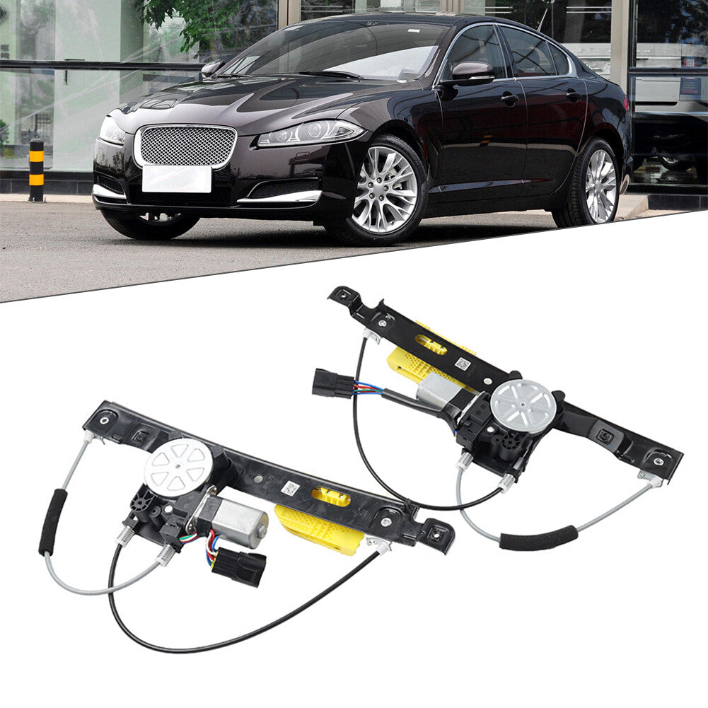 ya 3 6.25.2 Power Window Regulator Assembly for Jaguar XF X XFR-S 2009-2015 Black pair