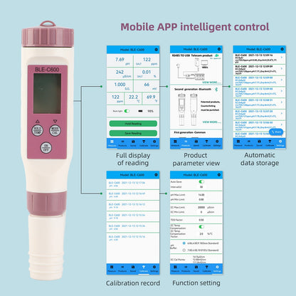 ya 26 Water Quality Detion Pen Smart 7 In 1 High Sensitivity Probe 