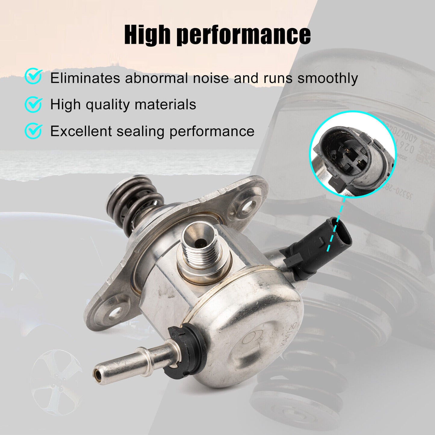 ya 27 7.2 1x 2017-2019 High Pressure Pump 35320-2B250 for Hyundai Sonata for Kia Soul Rio 1.6L