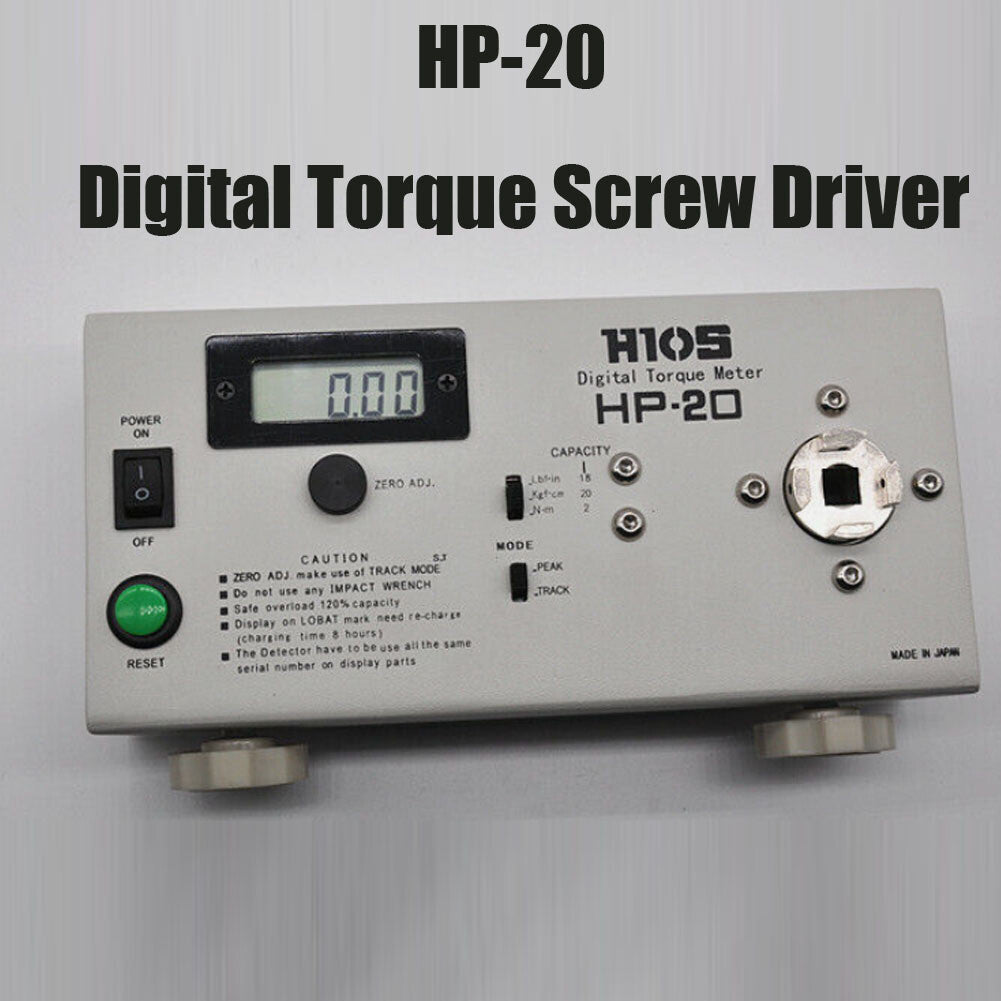 ya 25 110V Digital Torque Meter Screw Driver Wrench Measure Tester HP-20