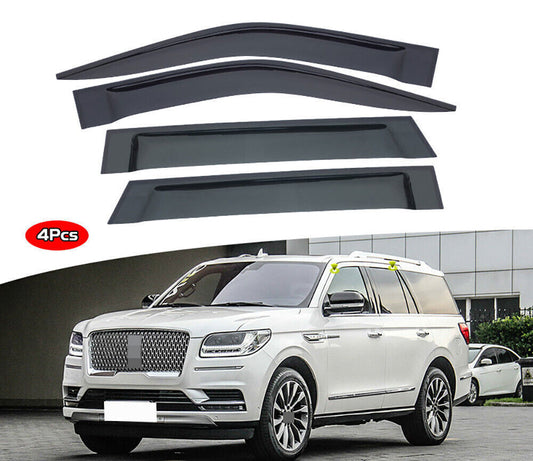 ya 4 6.17 for for Lincoln for Navigator 2018-2024 Window Wind Visor Sun Rain Guard Vent Deflectors