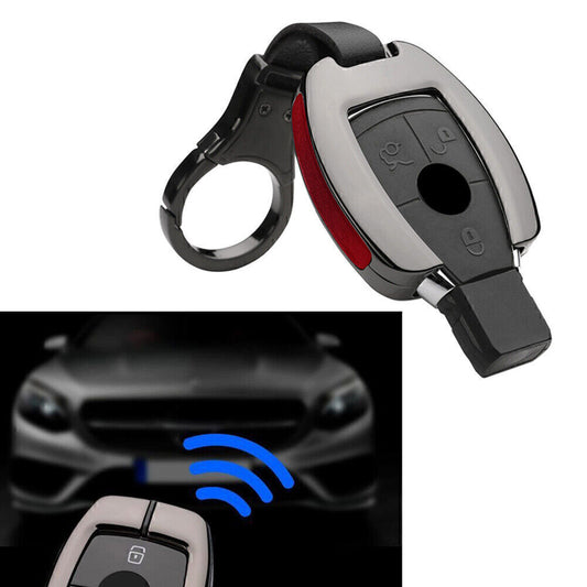 ya 5 6.16 Car Key Fob Case Cover Protect Shell Fits for Mercedes-benz E300 W202 W210 2017 Red