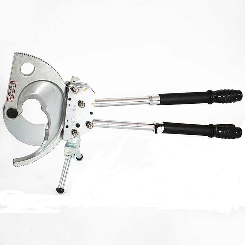 ya 25 Ratchet Cable Scissors Copper Aluminum Cable Cutter XLJ-100A Handle 