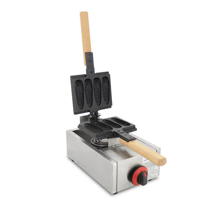 ya 25 Crispy Muffin Corn Hot Dog Waffle Maker Non-Stick ench Muffin On Stick Machine