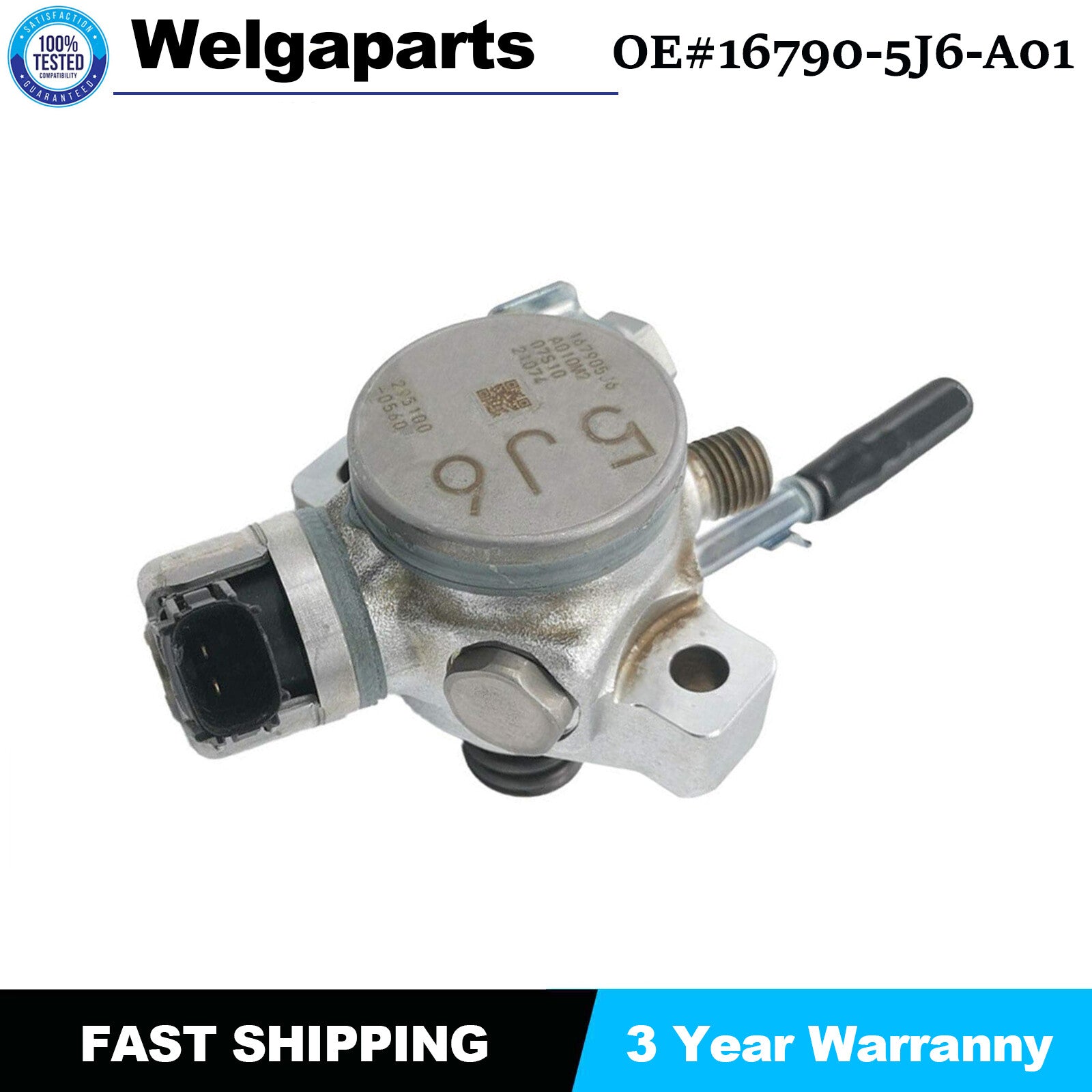 ya 27 7.2 1PC High Pressure Fuel Pump 16790-5J6-A01 for Honda Ridgeline for Acura TLX RLX MDX