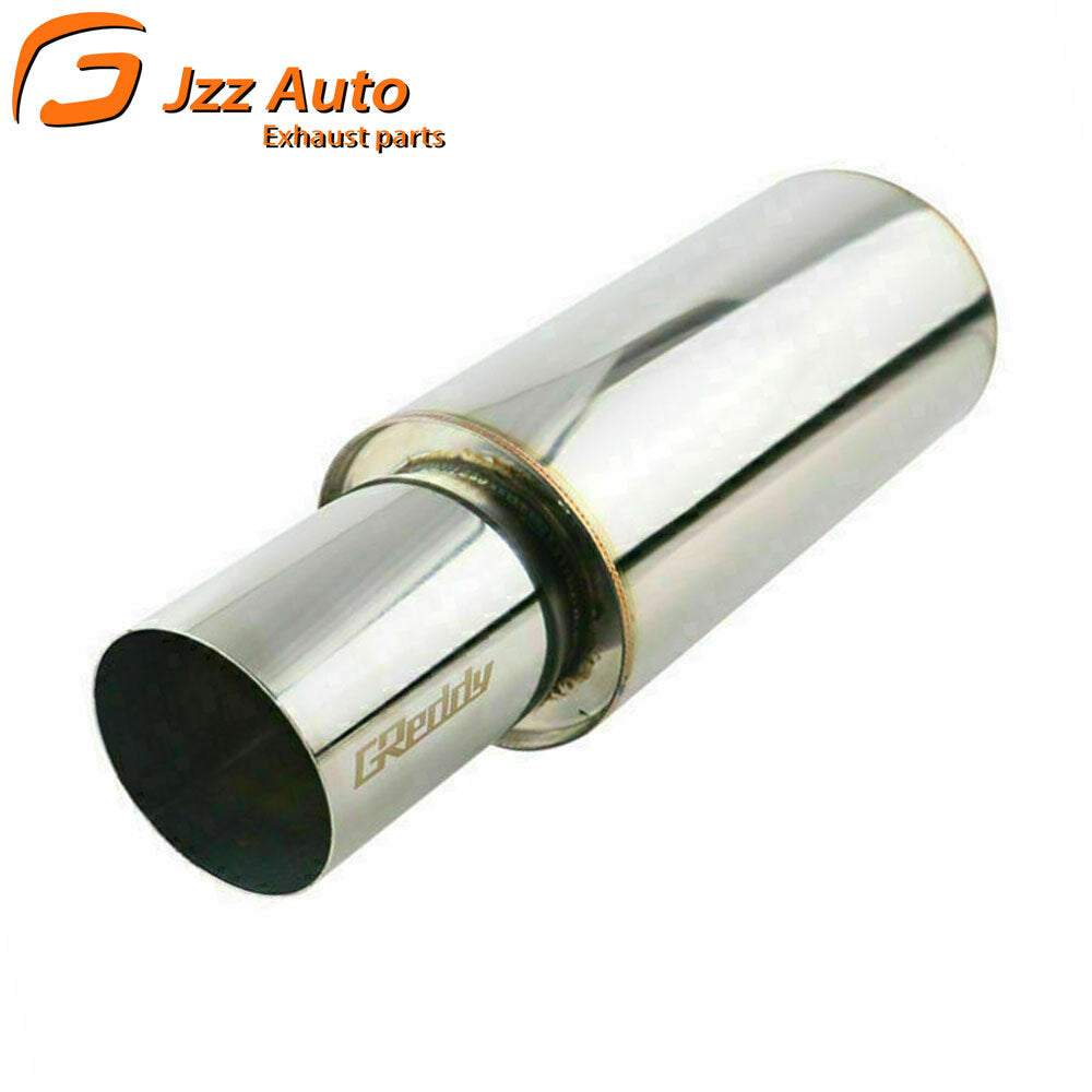 ya 1 7.4 2.5'' Inlet 4.5'' Outlet Great Sound Muffler Tips 6'' Body Resonator