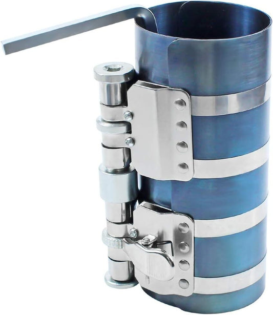 ya 3 6.24 6¡± Piston Ring Compressor Adjustable Ratchet Piston Installer Tool Removal Tool