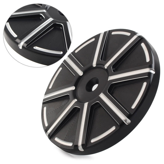 ya 8 5.26 Sucker Air Cleaner Cover for Harley Dyna Softail Electra Glide Road King Black