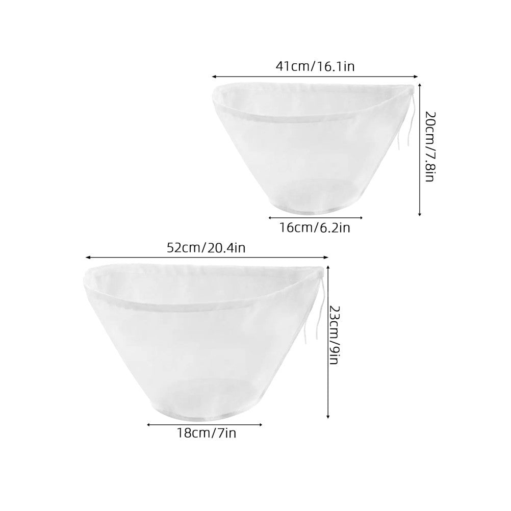 ya 26 4 Pcs Squeeze Water Filter Bag Cheesecloth for Spices Bags Straining